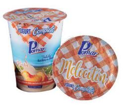 Yogurt de melocotón Pomar x 150 gr